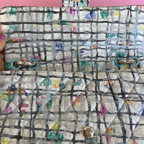 Authentic Chanel Graffiti Bag (purchased from Saks). - Picture 12 of 16